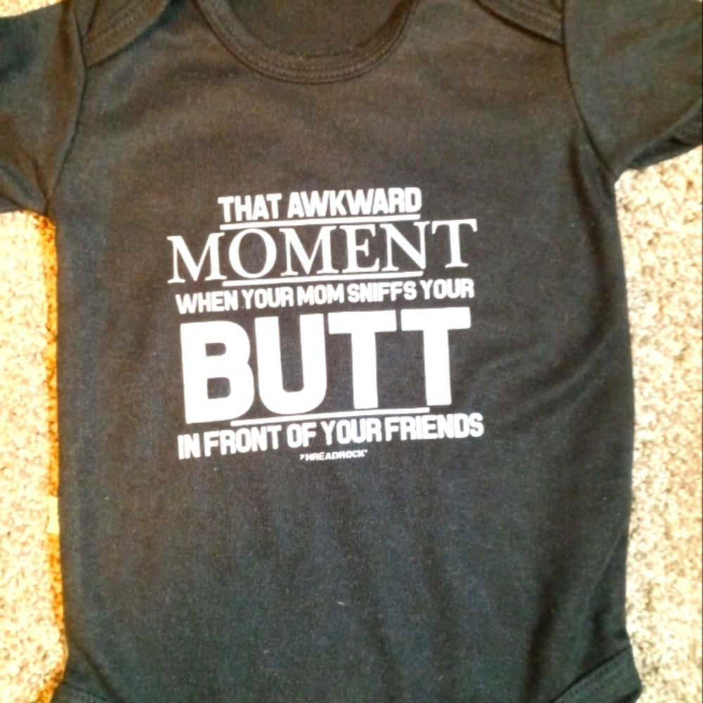 Baby 3-9 months mommy onesie NWT
